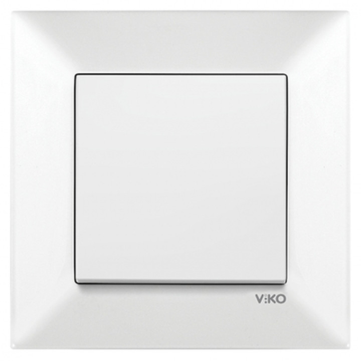 Вимикач 1-клавішний Viko Meridian білий · VIKO · uk/vymykach-1-klavishnyj-viko-meridian-bilyj