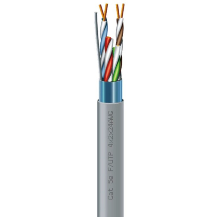 Кабель ЗЗКМ LAN Cat. 5e F/UTP 4x2x24 AWG РЕ з тросом · ЗЗКМ · uk/kabel-zzcm-lan-cat-5e-f-utp-4x2x24-awg-re-z-trosom