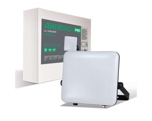Светодиодный прожектор Ardero LL-4100ARD PRO 100Вт 6500K черный