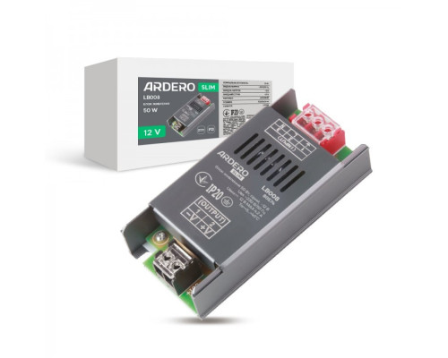 Блок питания для LED ленты Ardero LB008 12В 50Вт