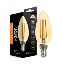 Светодиодная лампа Feron Filament LB-58 4Вт E14 2200K