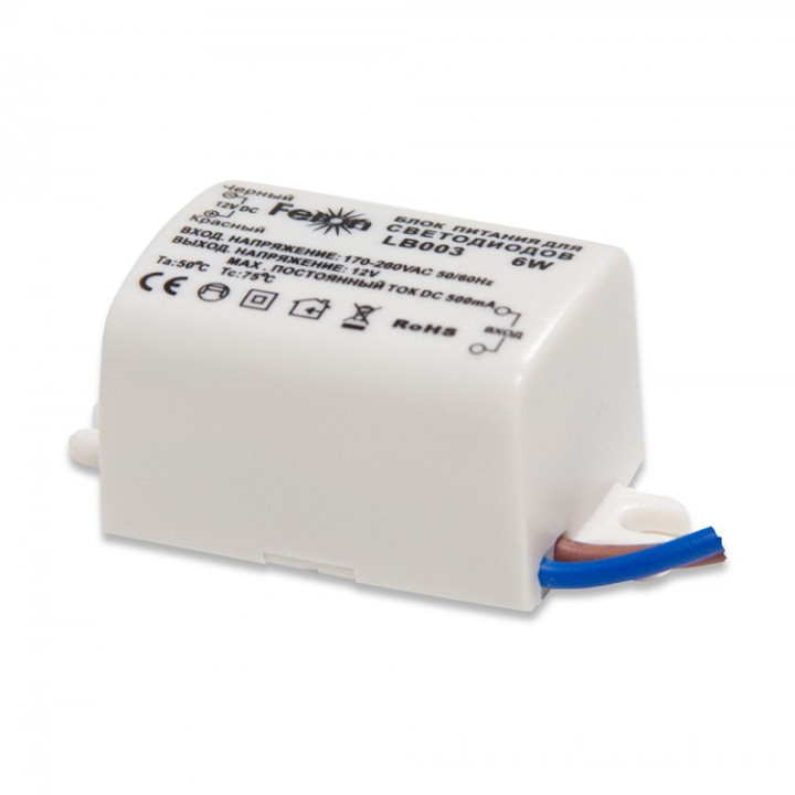 Електронний трансформатор Feron LB003 6W IP20 · Feron · feron-21480