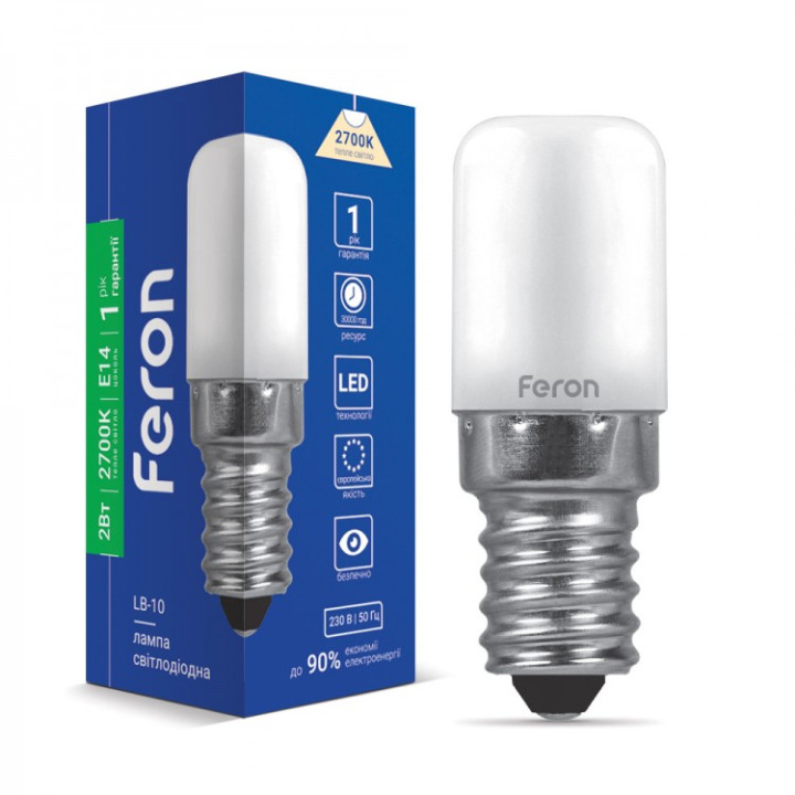 світлодіодна лампа Feron LB-10 2Вт E14 2700K · Feron · feron-25295