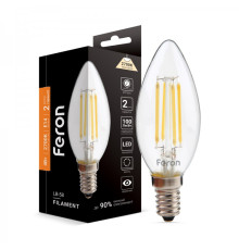 Светодиодная лампа Feron Filament LB-58 4Вт E14 2700K