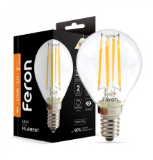 Светодиодная лампа Feron Filament LB-61 4Вт E14 2700K