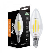 Светодиодная лампа Feron Filament LB-68 4Вт E14 4000K