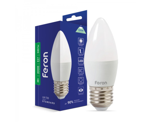 світлодіодна лампа Feron LB-720 4Вт E27 4000K