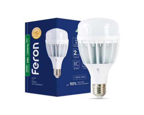 світлодіодна лампа Feron LB-65 30Вт E27 4000K