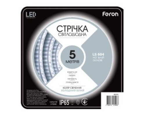 Светодиодная лента Feron LS604 12В 4.8Вт/м красный