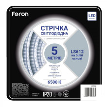 світлодіодна стрічка Feron LS612 12В 9.6Вт/м білий · Feron · feron-27729