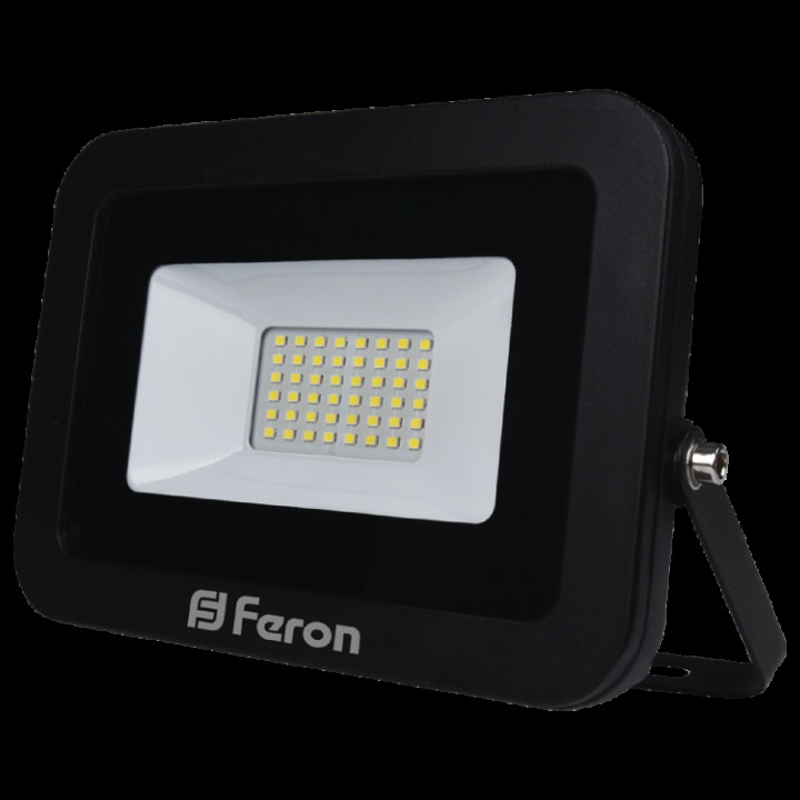 світлодіодний прожектор Feron LL-855 50Вт 6400K чорний · Feron · feron-32121