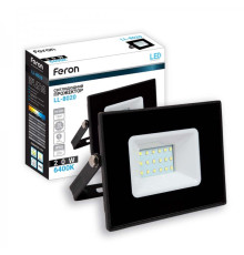 Светодиодный прожектор Feron LL-8020 20Вт 6400K черный