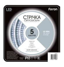 світлодіодна стрічка Feron LS604 12В 4.8Вт/м 5500K