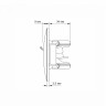 Розетка CAT3 одинарна телефонна кремова VIDEX BINERA · VIDEX · 24698 — 6