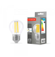 LED лампа TITANUM  Filament G45 4W E27 4100K
