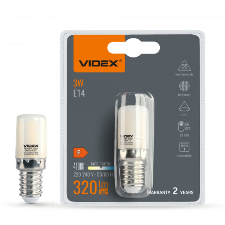 LED лампа VIDEX ST25e 3W E14 4100K · VIDEX · 24631