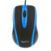 Дротова миша HAVIT HV-MS753 USB Black/Blue (1000 DPI, 3 кл)