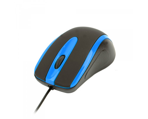 Дротова миша HAVIT HV-MS753 USB Black/Blue (1000 DPI, 3 кл)