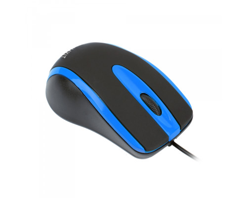 Дротова миша HAVIT HV-MS753 USB Black/Blue (1000 DPI, 3 кл)