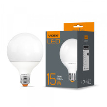 LED лампа VIDEX  G95e 15W E27 4100K · VIDEX · 24865