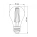 LED лампа TITANUM  Filament A60 7W E27 2200K бронза