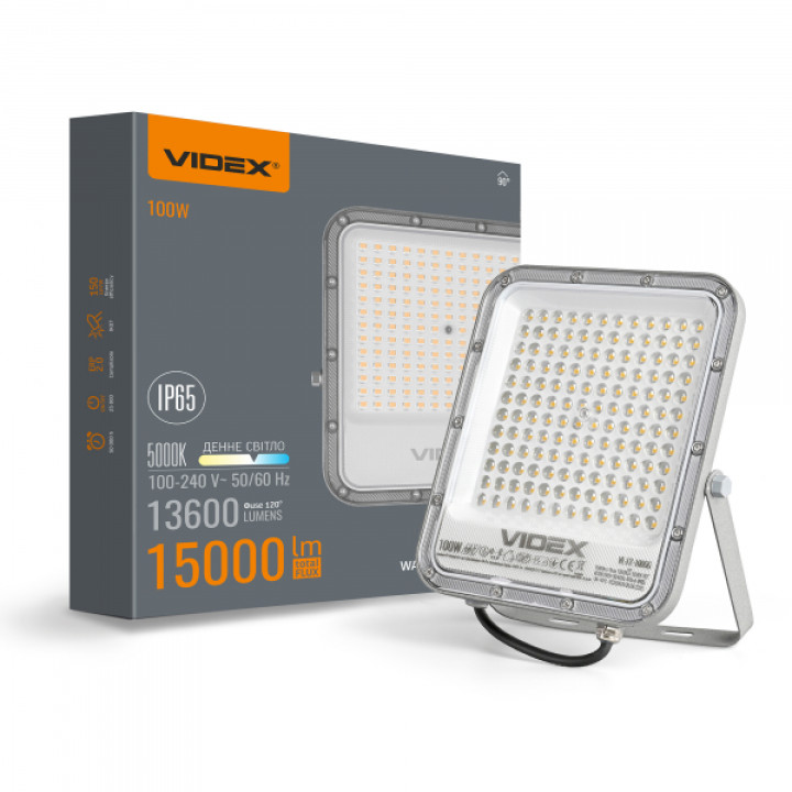 LED прожектор PREMIUM VIDEX F2 100W 5000K · VIDEX · 25959