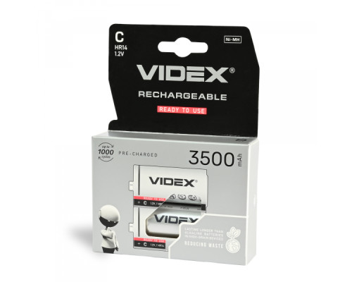 Акумулятори Videx HR14/C 3500mAh double blister/2шт