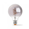 LED лампа VIDEX Filament G95FGD 4W E27 2100K дімерна графіт · VIDEX · 25174 — 2