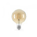 LED лампа TITANUM  Filament G95 6W E27 2200K бронза