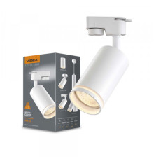 Світильник VIDEX під лампу GU10 SPF05C трековий білий