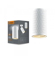 Світильник VIDEX під лампу GU10 SPF02A накладний біла призма