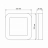 LED світильник ART IP65 квадратний VIDEX 30W 5000K · VIDEX · 25804 — 4