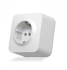 IP20 Розетка зовнішня одинарна із заземленням біла VIDEX BINERA