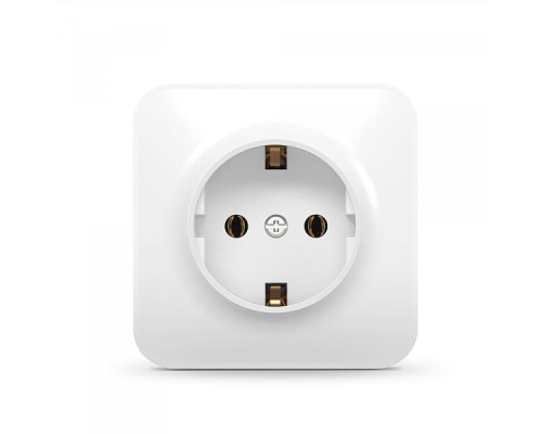 IP20 Розетка зовнішня одинарна із заземленням біла VIDEX BINERA