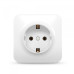 IP20 Розетка зовнішня одинарна із заземленням біла VIDEX BINERA