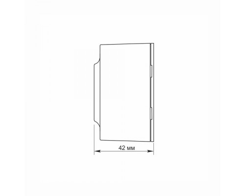 IP20 Розетка зовнішня одинарна із заземленням біла VIDEX BINERA