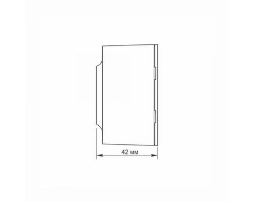 IP20 Розетка зовнішня подвійна із заземленням біла VIDEX BINERA