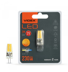 LED лампа VIDEX G4C 12V 2W G4 4100K