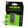 Батарейка лужна Videx 6LR61/9V (Крона) 1шт BLISTER · VIDEX · 23235