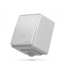 IP65 Кнопка дзвінка сіра VIDEX BINERA