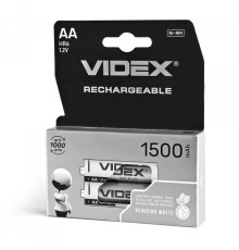 Акумулятори Videx HR6/AA 1500mAh double blister/2шт