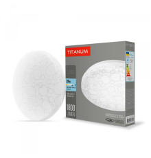 LED світильник настінно-стельовий TITANUM 24W 5000K Кільця