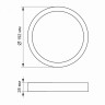 LED Світильник круглий накладний VIDEX 18W 5000K White · VIDEX · 24626 — 4