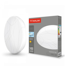LED світильник настінно-стельовий TITANUM 32W 5000K Криві лінії