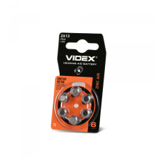 Батарейка повітряно цинкова Videx ZA13 (PR48) BLISTER 6
