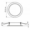 LED світильник Back вбудований круглий VIDEX 20W 5000K · VIDEX · 26340 — 5