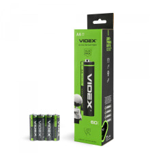 Батарейка лужна Videx LR6/AA 4шт SHRINK