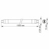LED лампа VIDEX T8 24W 1.5M 6200K матова · VIDEX · 23530 — 3