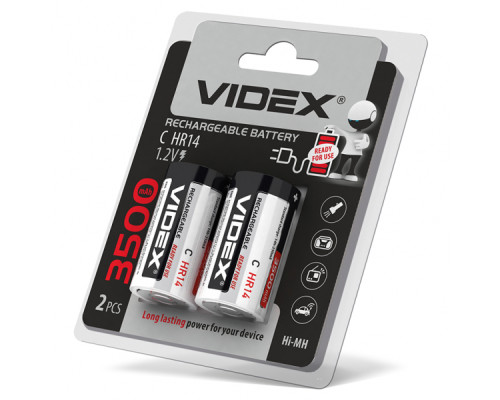 Акумулятори Videx HR14/C 3500mAh double blister/2шт