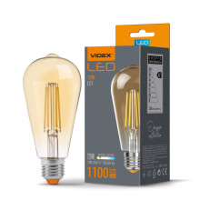 LED лампа VIDEX Filament ST64FA 10W E27 2200K бронза · VIDEX · 26629